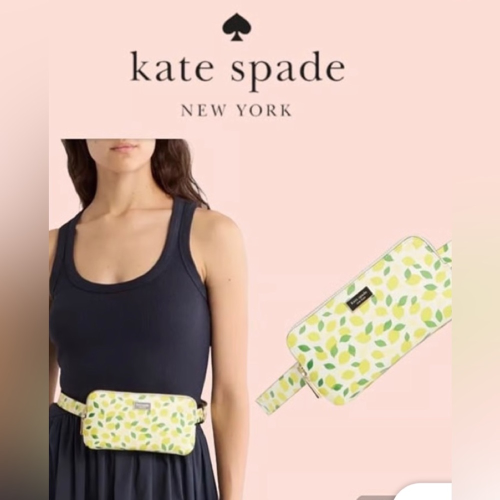 Kate Spade New York lemon lime wallet / bag belt or crossbody NWT S/M